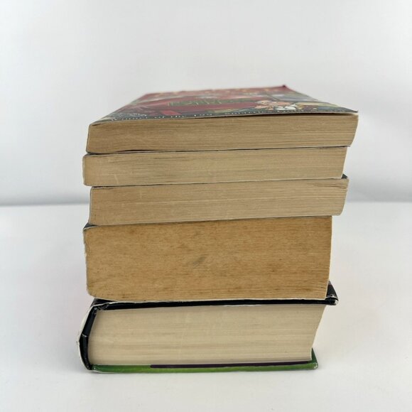 Lot of 5 Harry Potter Bloomsbury UK Book Stone Chamber Prisoner Goblet Hallows - Picture 3 of 16